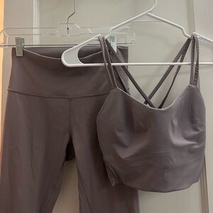 lululemon athletica Longline Like a Cloud Longline Sports Bra and Leggings Set